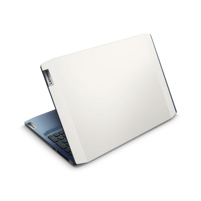 ivory white lenovo skin top view