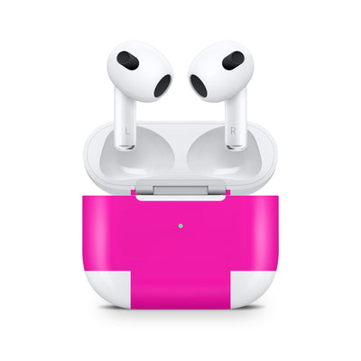 Hot Pink AirPods Skin Uniqfind