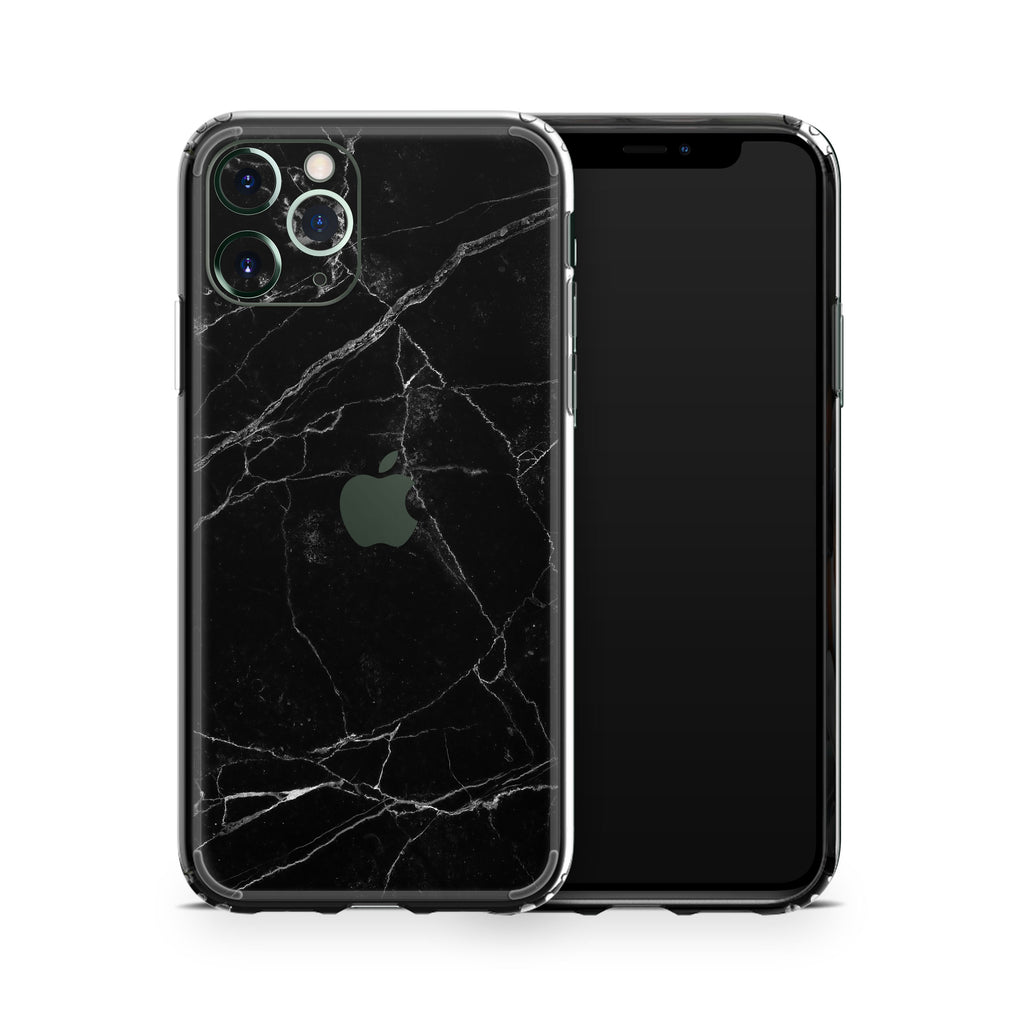 Black Marble iPhone 11 Pro Max Skin + Case