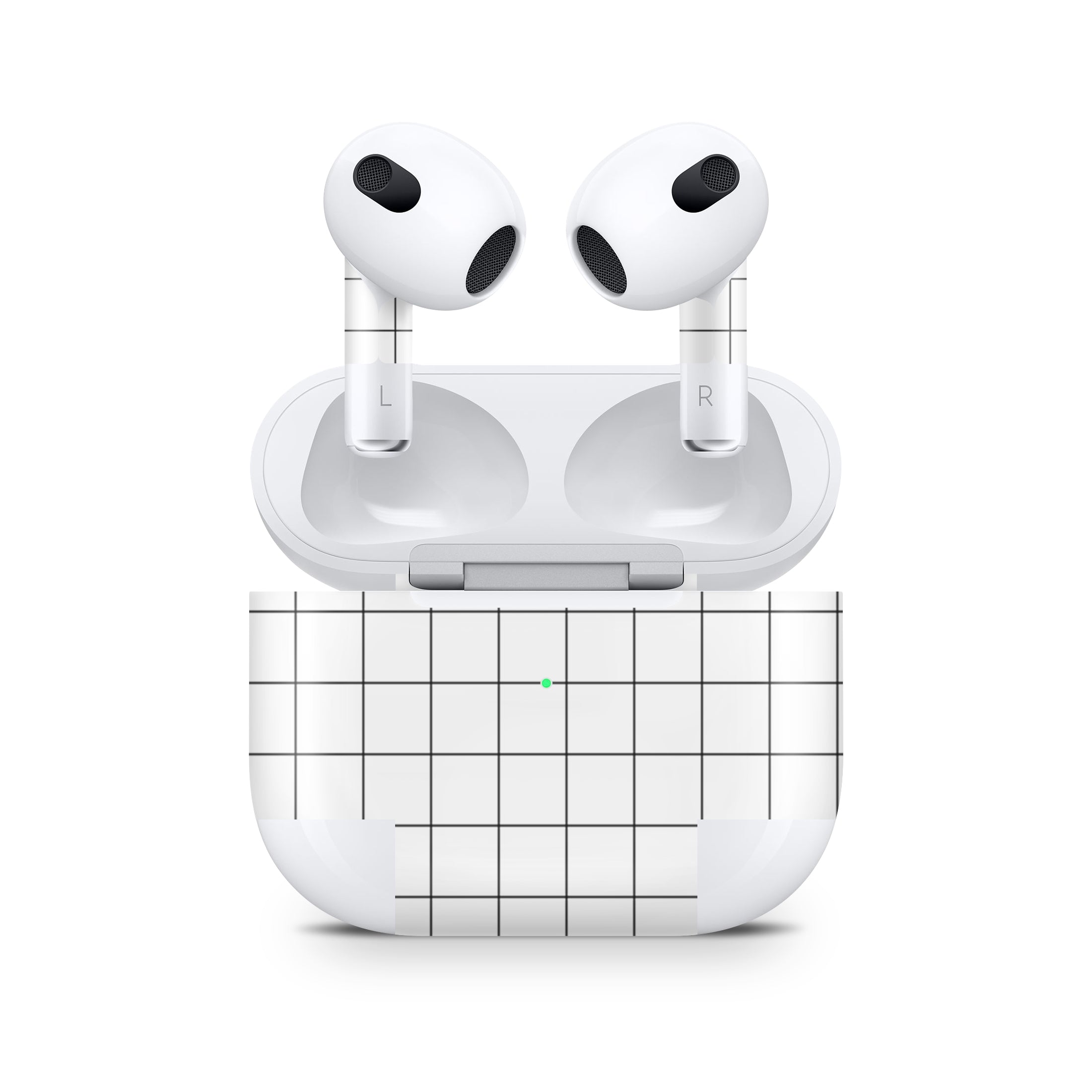 Black Grid Airpods Case