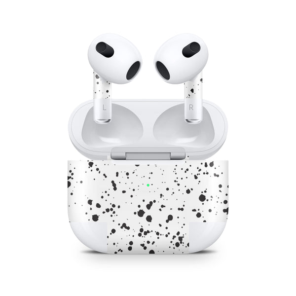 ホワイト スペックル AirPods Pro スキン