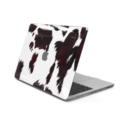 Cowhide MacBook Case Air 13-inch (2022, M2) Harshell Cover by UNIQFIND