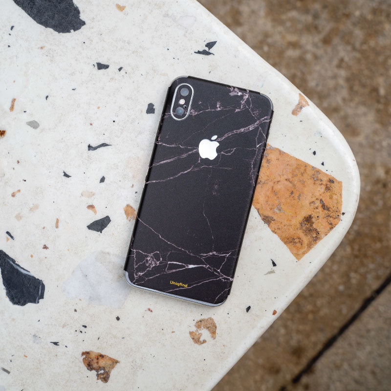 Black Marble iPhone 11 Pro Max Skin + Case - Uniqfind